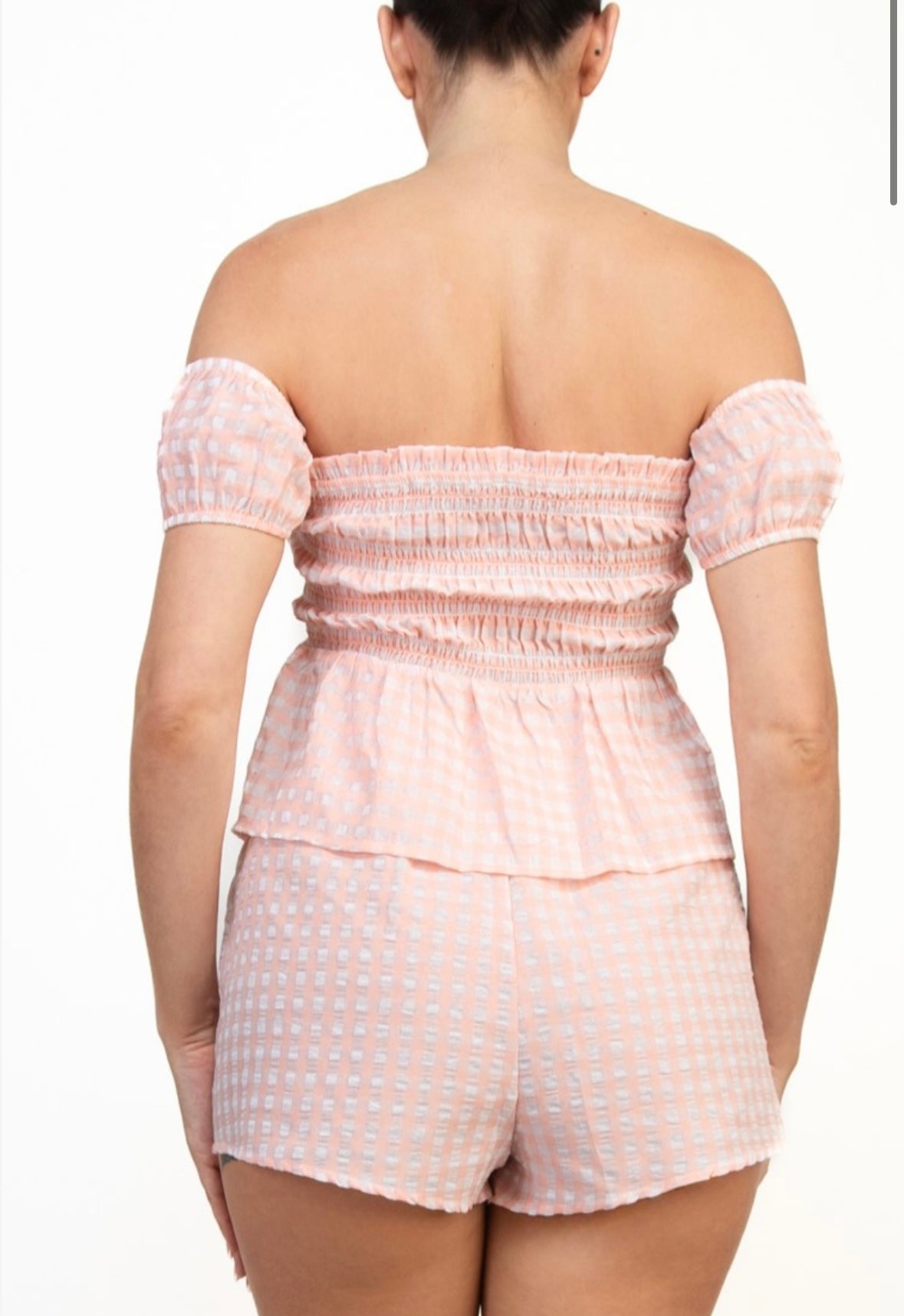 Melina Checkered Set