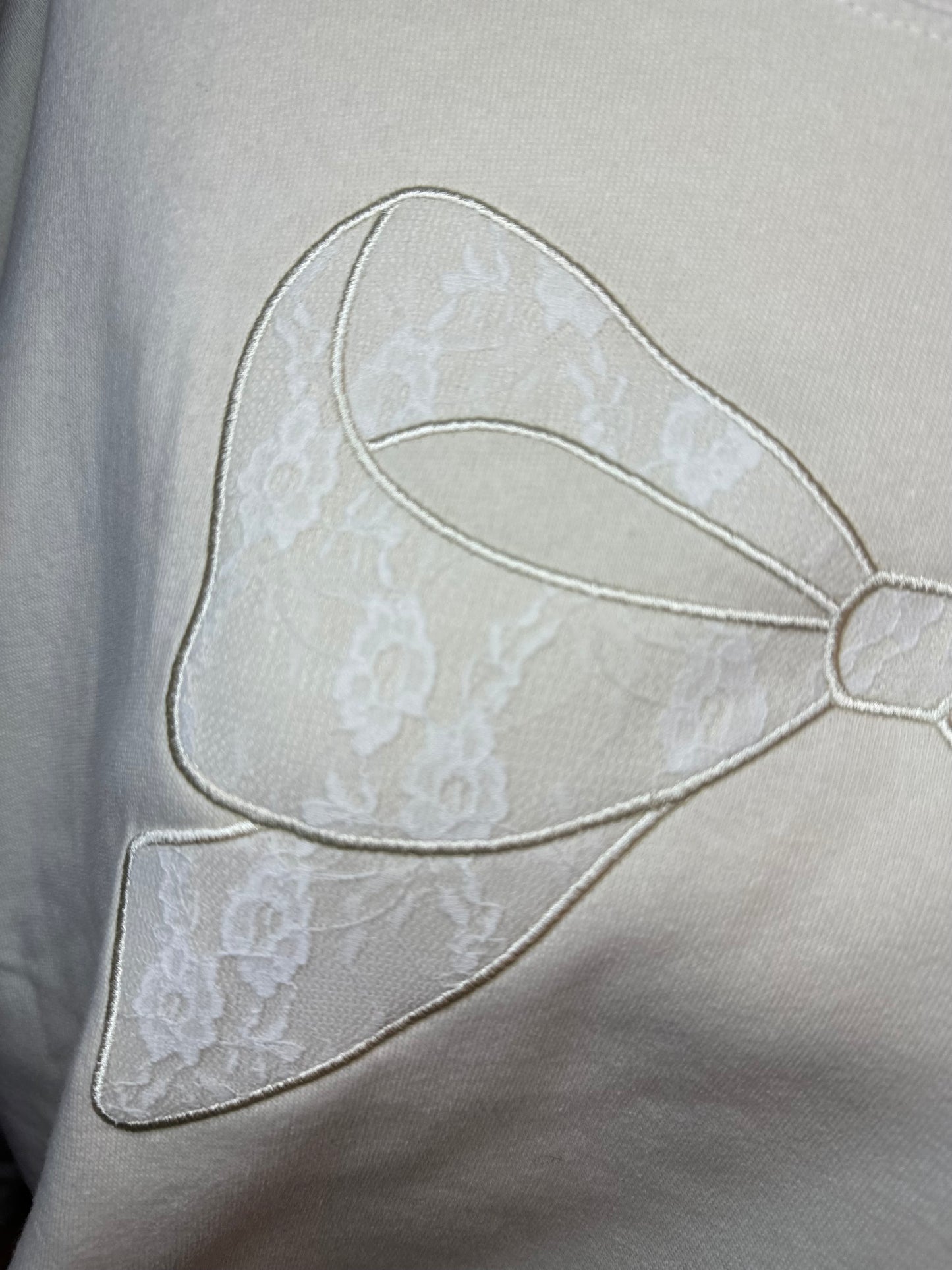 Coquette Cropped Crewneck
