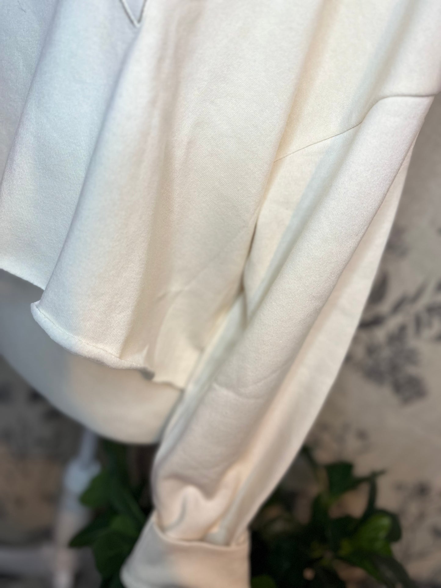 Coquette Cropped Crewneck