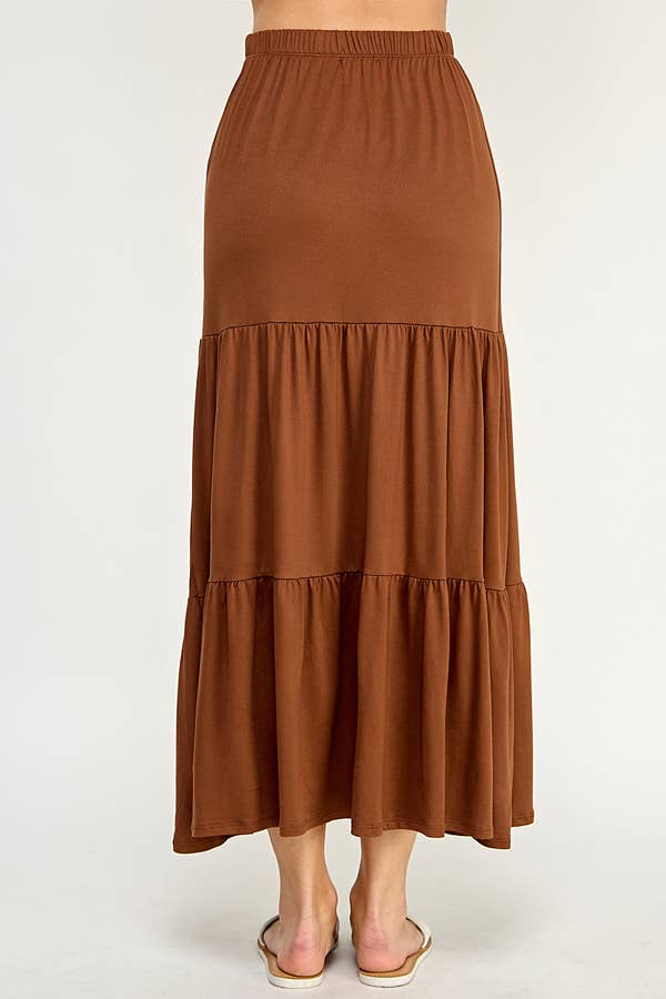 Tiered Midaxi Skirt