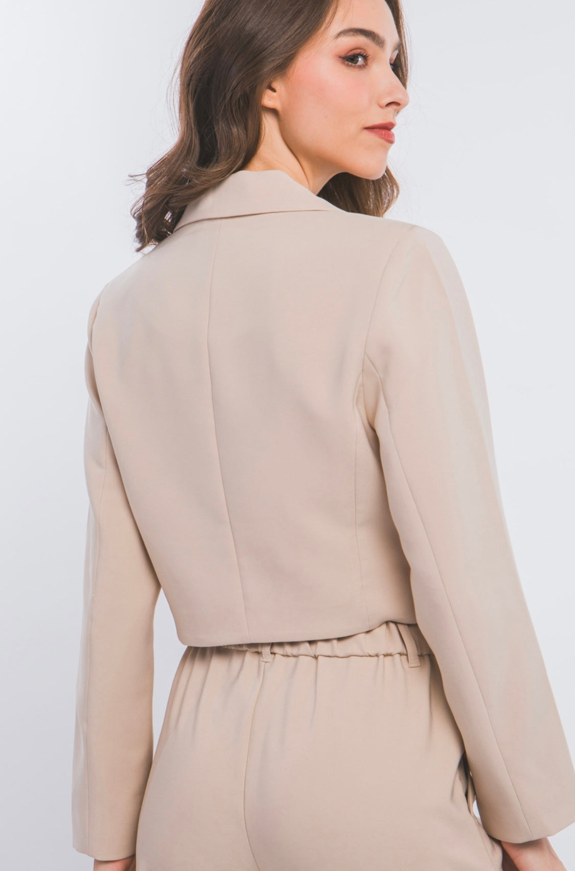 Vrouwen Cropped Blazer