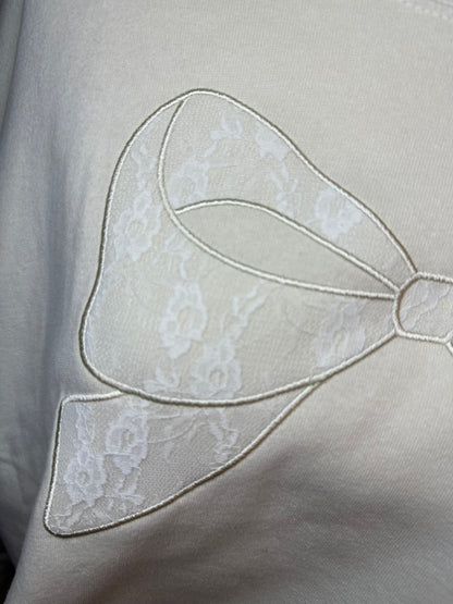 Coquette Cropped Crewneck