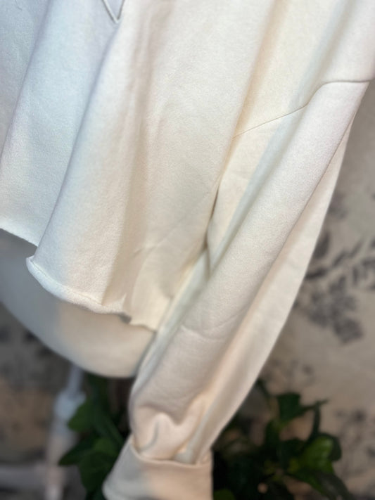 Coquette Cropped Crewneck